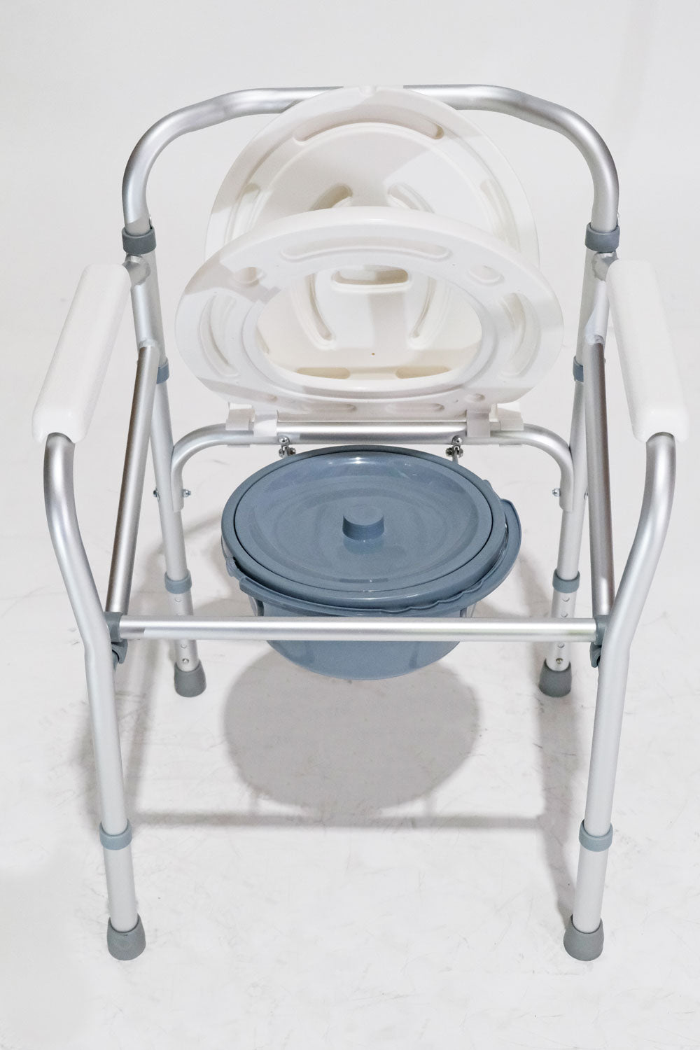 Easy fold commode chair