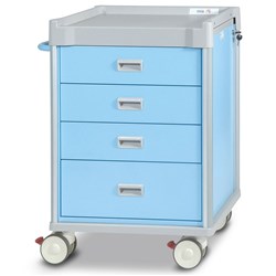 Service Cart   2 Shelves and 2 Drawers