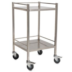 SQ Series Instrument Trolley with Rails - 490 x 490