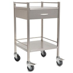 SQ Series 1 Drawer Dressing Trolley - 600 x 490