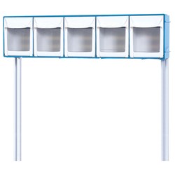 Viva Pre Pack Medication Cart   Aluminium