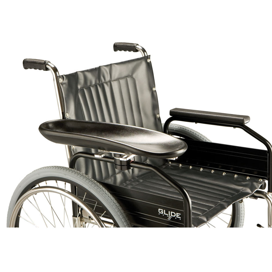 Glide Wheelchair Armrest Trough with Swivel mounting bracket MOBILITY
