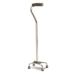 Low Base Quad Stick - Silver