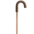 Crook Handle Adjustable Walking Stick - Bronze