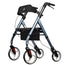 Tall & Strong Rollator, Heavy Duty Bariatric Mobility Walker - Midnight