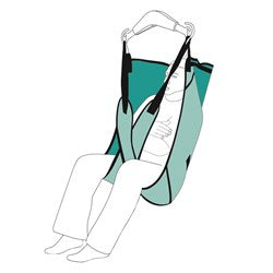 Care Sling With Head Support, Mesh - Medium
