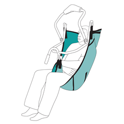 Pivot Sling, Fabric with Standard Keyhole Buckle - Small