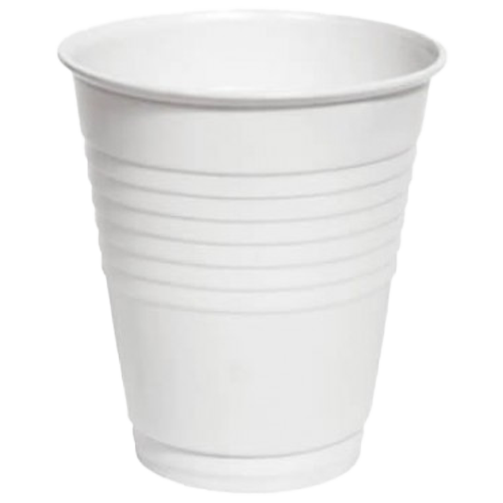 Disposable White Plastic Cups