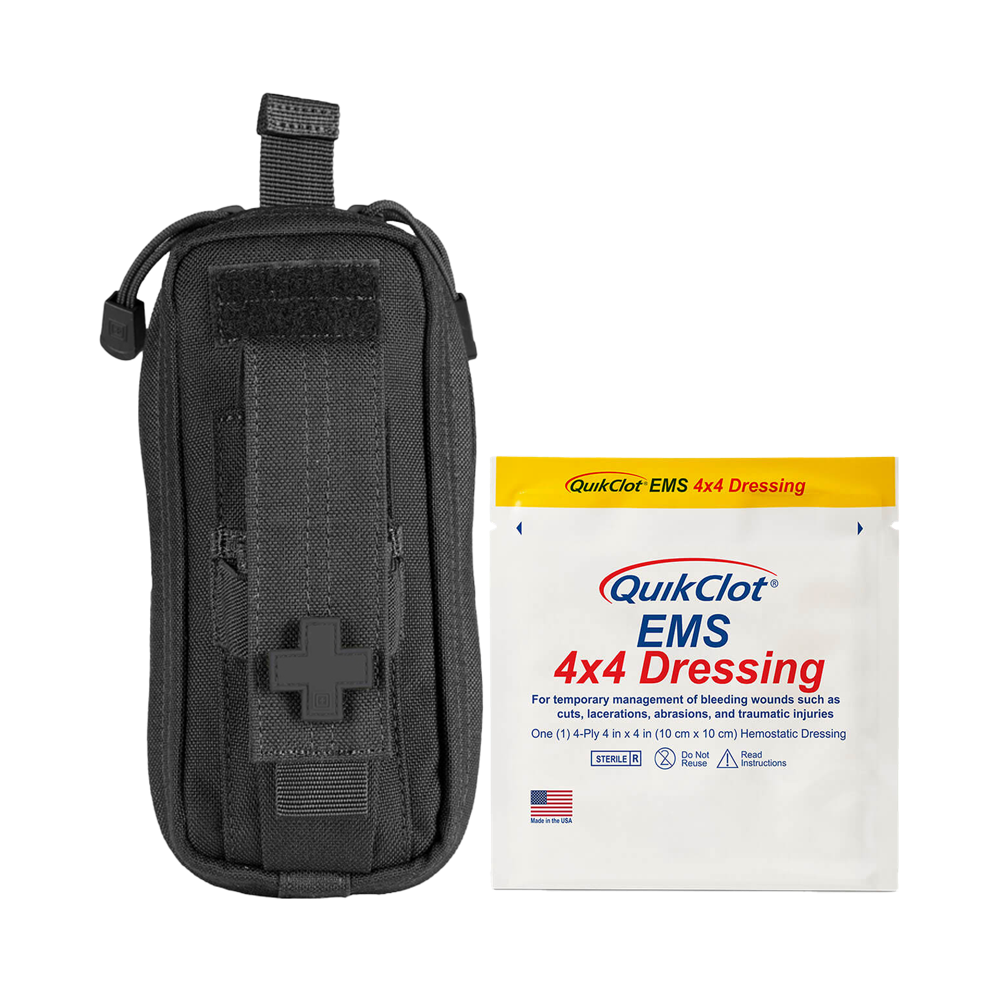 RAPIDSTOP Small Bleed Control with QUIKCLOT EMS Dressing- Tactical 8 x 18 x 6cm