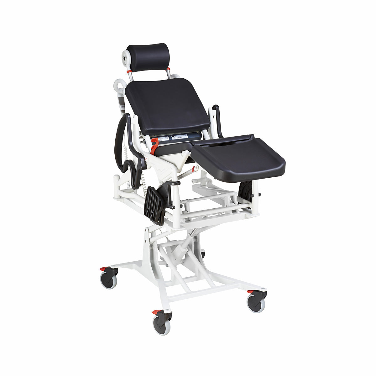Rebotec Phoenix Multi - Tilt-in-Place and Electric Lift Commode Shower Chair - Blue