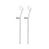 Rebotec Safe-In-Soft, Forearm Crutches with Safety Cuff & Hinge