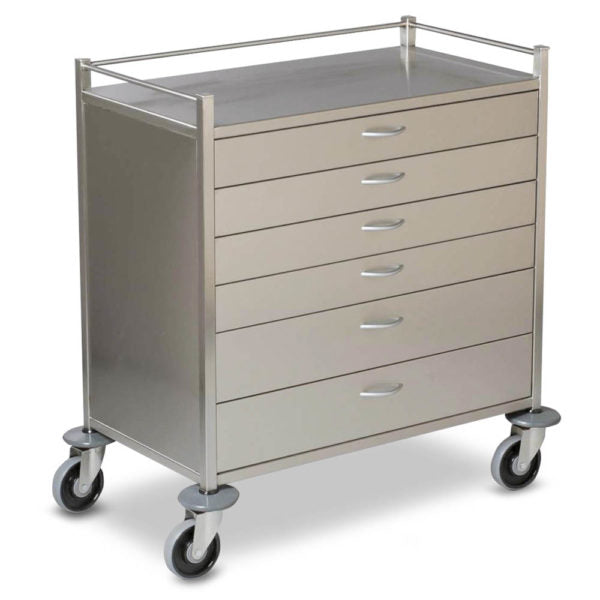 SQ Series Procedure Cart - 6 Drawer