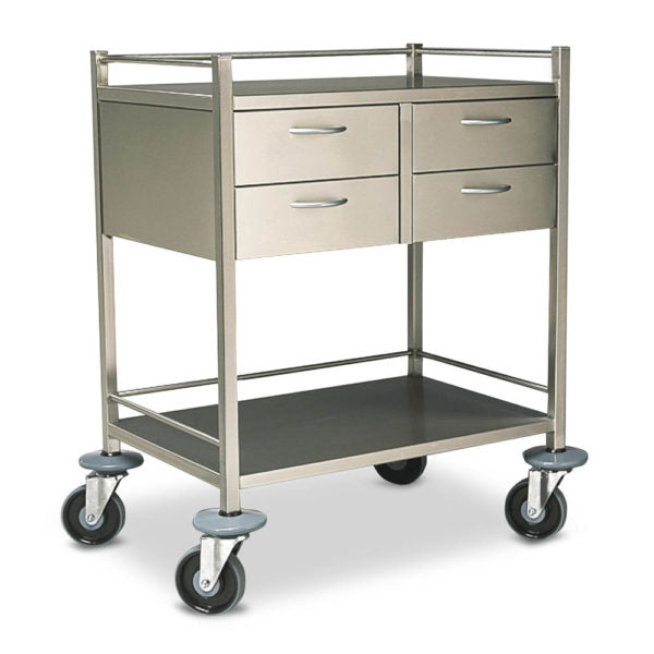 SQ Series Resuscitation Cart - 4 Half Drawers