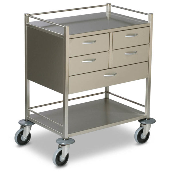 SQ Series Resuscitation Cart - 5 Drawers