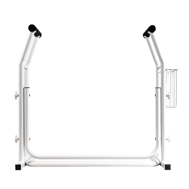Toilet Surround Support Rails, with Basket