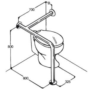 Toilet Rail Type 011