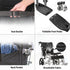 16 Lightweight Foldable Wheelchair Flat-Free Tires Handbrakes