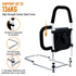 Bed Rail Safety Assist Rail for Elderly Adults with Storage Pocket &Fixing Strap