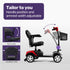 EQUIPMED Mobility Scooter Electric Motorised Power Portable 4 Wheel Folding