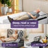 Equipmed Electric Adjustable Bed, Backrest and Leg Adjustment German-Engineered Power Lifting with Remote Control, Grey