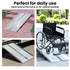 EQUIPMED 152cm Portable Folding Aluminium Access Ramp, 272kg Rated, for Wheelchair, Mobility Scooter, Rollator