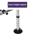 Equipmed Over Toilet Support Frame Safety Grab Rail Aid, 136kg Capacity, Adjustable Height, Non-Slip Feet and Clamps
