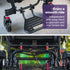 EQUIPMED Electric Folding Wheelchair, Long Range, Airline Approved, Aluminium Frame, Lithium Battery, Black