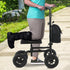 Orthonica Mobility Steel Knee Scooter Walker Steerable Ergonomic Foldable Scooter 10-inch Wheels Height Adjustable Steel Frame 136kg Weight Capacity