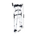 Orthonica Folding Rollator Walker Aluminium Adjustable Handles With Cane Box