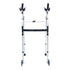 Orthonica Folding Rollator Walker Aluminium Adjustable Handles With Cane Box