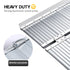 Kartrite 4ft Aluminium Foldable Wheelchair Ramp Non-Slip R02 Silver