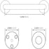 30cm Stainless Steel Handle for Shower Toilet Grab Bar Handle Bathroom Stairway Handrail Elderly Senior Assist