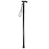 Folding Walking Stick Travel Cane Adjustable Height 82 to 92cm Aluminium Anti Slip - Brown