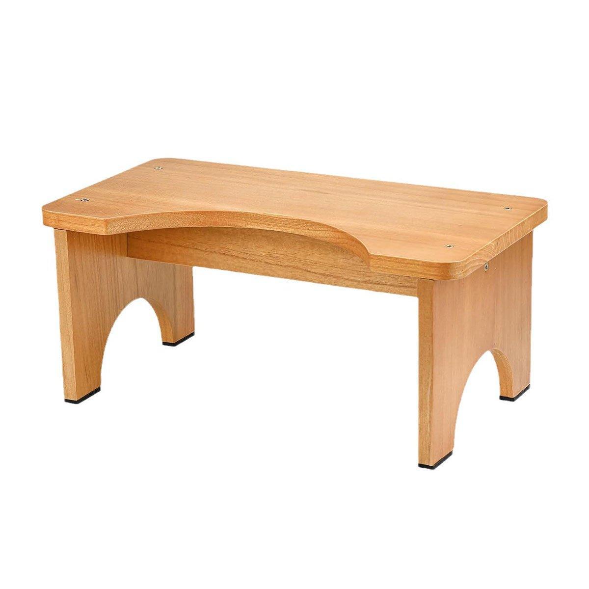 Wooden Household Bathroom Stool Elderly Sit Squat Toilet Stool