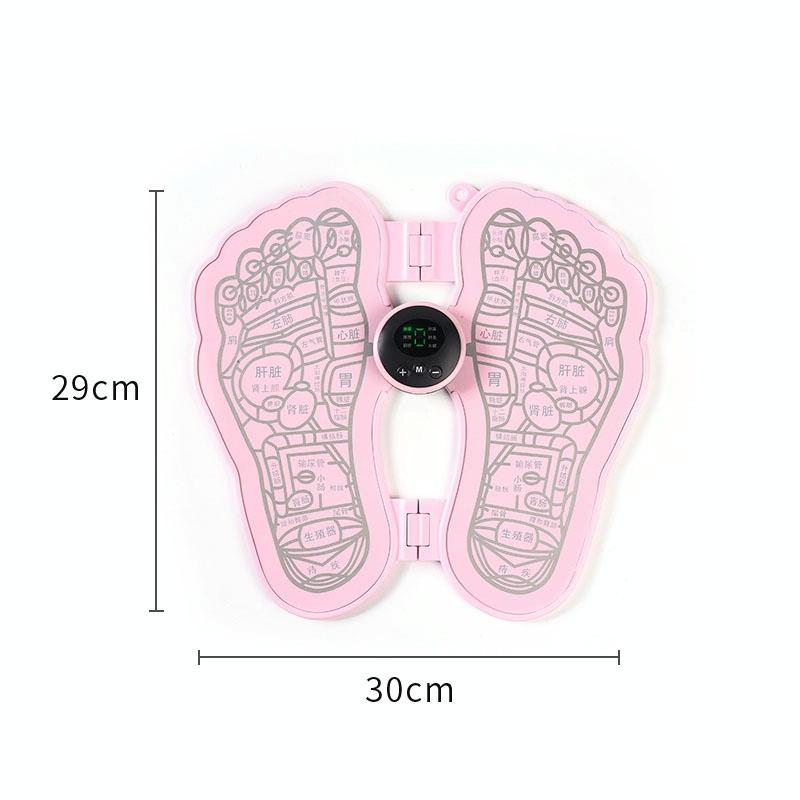 Portable Elderly Foot Massager Pink Rechargeable