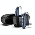 Rechargeable Hearing Aid Amplifier With Charging Pod Blue+Black