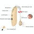 Rechargeable Hearing Aid Amplifier With Charging Pod Blue+Black