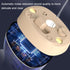 Digital Hearing Aid With Display & Charging - Red Blue