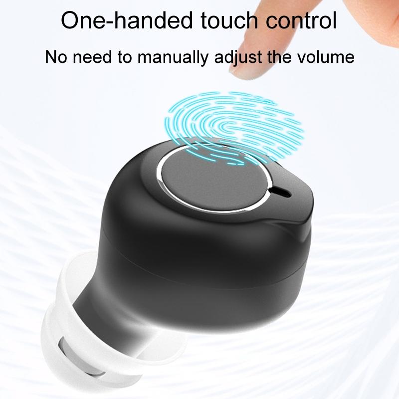 Rechargeable Semi In Ear Hearing Aid Elderly Sound Amplifier