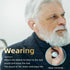 Wireless Magnetic Hearing Aid Elderly Sound Amplifier - Red Blue + Black