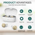 Z 68 In Ear Tws Hearing Aid With Charging Box Skin Color
