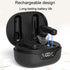 Rechargeable In Ear Hearing Aid Elderly Sound Amplifier Black