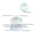 Compact In Ear Hearing Aid Amplifier White