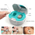 Wireless On Ear Hearing Aid With Charging Case - White
