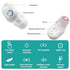 Wireless On Ear Hearing Aid With Charging Case - White