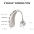 Earhook Hearing Aid With Usb Charging Noise Reduction - Silver