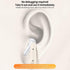 Smart Ai Bluetooth 5.3 In Ear Hearing Aid - White