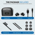 Digital Display In Ear Hearing Aid Earphone - White