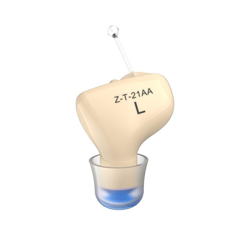In Ear Hearing Aid For Elderly & Hearing Impaired - Black Right Ear