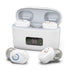 Digital Display In Ear Hearing Aid Earphone - Red And Blue